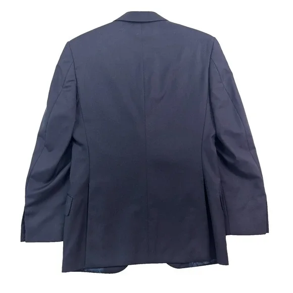 Richard James Savile Row 38R Navy Blue Hopsack Blazer Jacket Sport Suit Coat